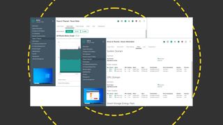 The HPE ProLiant DL380a monitor interface