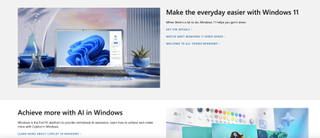 A screenshot of the Microsoft website showing a help page for Windows 11