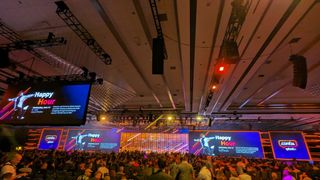 The keynote stage at Splunk .conf24 in Caesars Forum, Las Vegas.