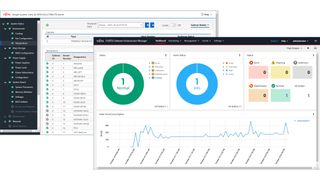The Fujitsu server dashboard