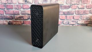 The HP Z2 Mini G9 Workstation on a desk