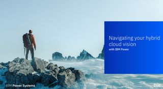 Whitepaper cover with title in blue square over an image of a man with backpack stood at the ocean's edge with the sea splashing