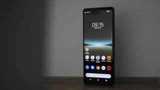 The Sony Xperia 5 IV from the front