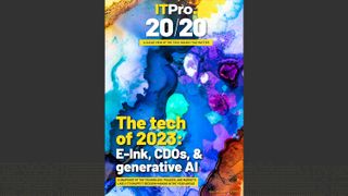 The front cover of Issue 34 of IT Pro 20/20 showing colourful ink blots on paper