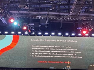 Larry Ellison keynote slides