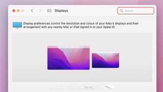 Universal Control settings menu