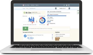 RescueTime monthly dashboard