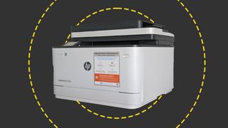 The HP LaserJet Pro on the ITPro background