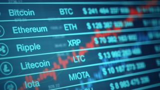 Stocks for the most well-known cryptocurrencies