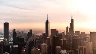 The Chicago skyline