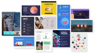 Visme examples of presentation templates