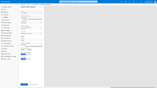 The Microsoft Azure user interface