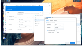 The dashboard for the Synology DiskStation DS1823xst