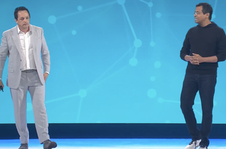 Christian Kleinerman from Snowflake and Arun Ulagaratchagan, corporate vice president of Azure Data at Microsoft.