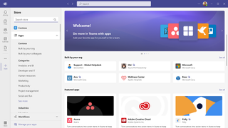 The app store on Microsoft Teams