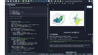 A screenshot of the Spyder IDE