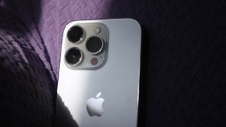 The iPhone 14 Pro in shadows