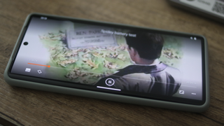 The Google Pixel 7 Pro running through IT Pro's looped video battery test