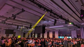 The keynote stage at Splunk .conf24 in Caesars Forum, Las Vegas.