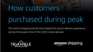 A whitepaper from Amazon Shipping on customer behaviour during peak season in retail