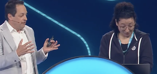 Live demo with Kleinerman and Alicia from the audience