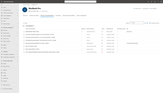 A screen shot of the notification page on Microsoft Defender for Business