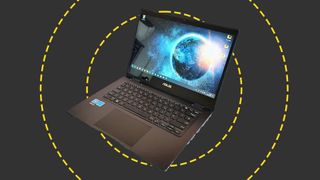 The Asus BR1402 on the ITPro background