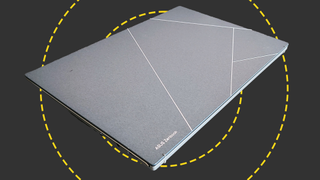 The Asus Zenbook S13 on the ITPro background