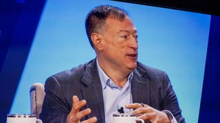 John Roese, global CTO at Dell Technologies, speaking onstage at a luminary session.