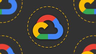 The Google Cloud logo on the ITPro background