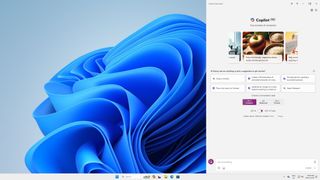 The Microsoft Copilot interface