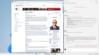 Microsoft Copilot summarizing text
