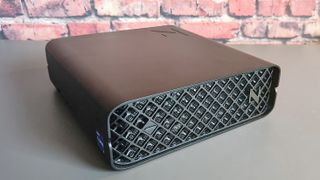 The HP Z2 Mini G9 Workstation on a desk